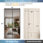 Mesh Screen Net Home Magnetic Foldable Anti Mosquito Door Curtains