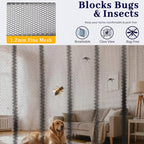 Mesh Screen Net Home Magnetic Foldable Anti Mosquito Door Curtains